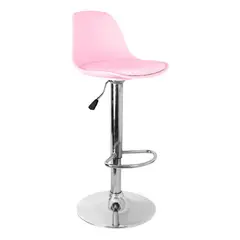 DIMATEX LEON - Silla Bar Butaco Alta Giratoria Barra Bar Cocina Reforlando Rosa
