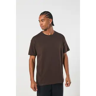 KOAJ - Camiseta en algodón unicolor cuello redondo Hombre