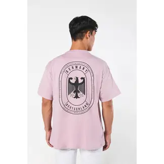 KOAJ - Camiseta oversize para hombre manga corta con estampaci Hombre