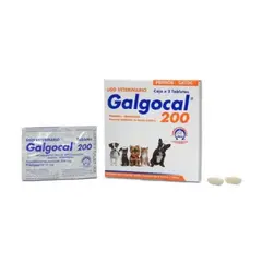 BOEHRINGER INGELHEIM - Galgocal 200 Antiparasitario Perros Gatos Caja X 2 Tabletas