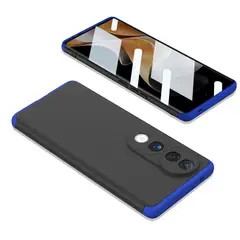 GENERICO - Funda Carcasa Estuche Protector Para Vivo V40 - V40 Pro Negro Azul