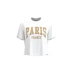 KOAJ - Camiseta crop top para mujer en tono unicolor cuenta co Mujer