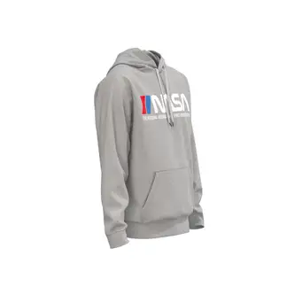 KOAJ - Buzo unicolor oversize con capota y diseÃ±o de NASA HOMBRE
