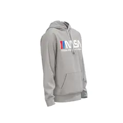 KOAJ - Buzo unicolor oversize con capota y diseÃ±o de NASA HOMBRE