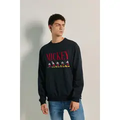 KOAJ - Sueter cuello redondo con estampado de Mickeys HOMBRE