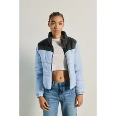 KOAJ - Chaqueta acolchada con bloque de color en contraste con b MUJER