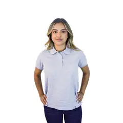 KP K'PO KING - Camiseta tipo polo para mujer gris Kapo