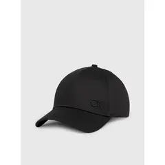 CALVIN KLEIN - Gorra negra con monograma bordado