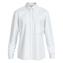 CALVIN KLEIN - Camisa Blanca Oxford Para Hombre
