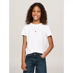 TOMMY HILFIGER - Camiseta Blanca con logo NYC Para Niña