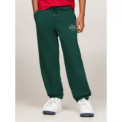 TOMMY HILFIGER - Joggers Verde Niño Verde Con Logo Gráfico