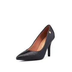 VIZZANO - Tacón Alto Negro-Croco Napa