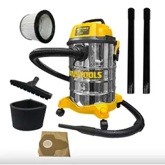 UYUSTOOLS - ASPIRADORA POLVO/LIQUIDO METALICA 30L ASP30LM