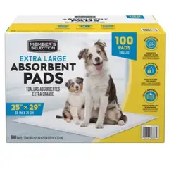 MEMBERS SELECTION - Almohadillas Tapetes Absorbentes Para Perros Xl 100 Unid