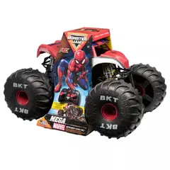 MONSTER JAM - Carro Mega A Control Remoto Spider Man