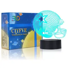 SHEN HUANG - Lámpara De Noche 3d Led Regalo Holograma