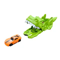 LOOMPA - Juguete Carro Lanzador Con Pista Color Cocodrilo