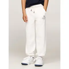 TOMMY HILFIGER - Joggers Blanco Niño Blanco Con Logo Gráfico