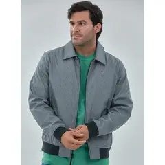 TOMMY HILFIGER - Chaqueta gris soft shell laydown