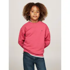 TOMMY HILFIGER - Saco Rosa Timeless Con Logo Para Niño