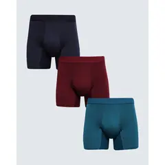 SEVEN SEVEN - Boxer Para Hombre Filete Marca Seven En Color Vino #45000344