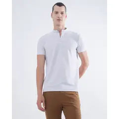 SEVEN SEVEN - Polo Para Hombre Cuello Mao Color Gris Marca #45110835