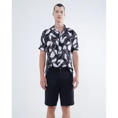 SEVEN SEVEN - Bermuda Para Hombre Color Negro Marca #45100675