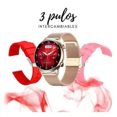 SMART - Smartwatch G-TIDE Romance Pulsera 3 Manillas Asistente de Voz