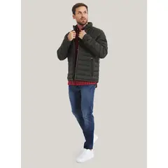 TOMMY HILFIGER - Chaqueta verde acolchada