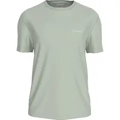 CALVIN KLEIN - Camiseta verde con micro logo