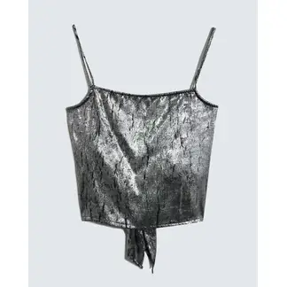 SEVEN SEVEN - Blusa Para Mujer Manga Sisa Color Plata Marca #28123972