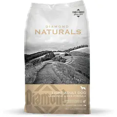 DIAMOND NATURALS - Diamond Lite Dogs Light Obesity Lamb Rice 30lb