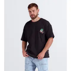 TYPER - Camiseta Oversize Estampada