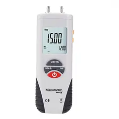 HTI - Manometro Digital Ht-1890 Para Gas Y Vacio Doble Puerto