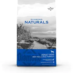DIAMOND NATURALS - Adult Dogs Beef Rice 40lb