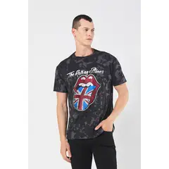 KOAJ - Camiseta manga corta con estampado en frente y espalda Hombre