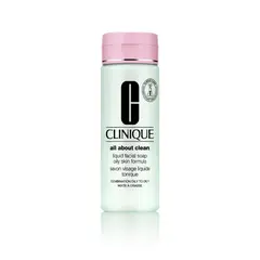 CLINIQUE - Limpiador facial All About Clean para piel grasa 200 ml