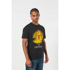 KOAJ - Camiseta manga corta con estampado en frente y espalda de HOMBRE