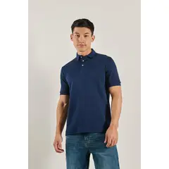 KOAJ - Camiseta polo en algodón unicolor con manga corta Hombre