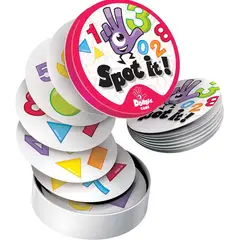 MIELTECH - Juego Cartas Spot It Mesa Pilo Aguilidad Mental abc y 123