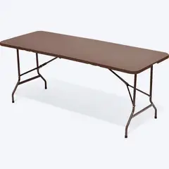 RIMAX - Mesa Plegable Banquetera Tipo Rattán Cafe