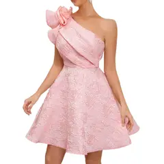 YURELKSHOP - VESTIDO CORTO EN STRAPLESS FIESTA