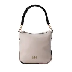 MARIO HERNANDEZ - Hobo Trenzado Beige Terracota