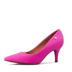 VIZZANO - Tacón Medio Fucsia Holográfico