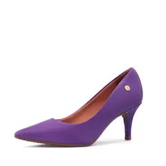VIZZANO - Tacón Medio Morado Holográfico