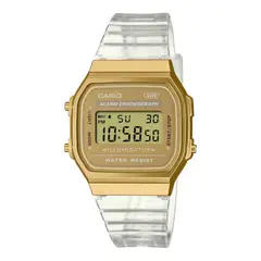 CASIO - Reloj Modelo A168XESG-9A Diseño Clásico