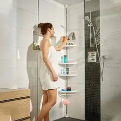 SKY - Esquinero para baño acero inoxidable ajustable