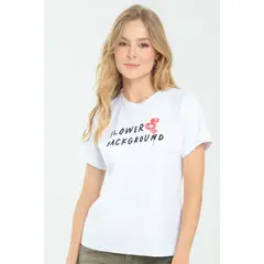 RAGGED - Camiseta natural effect Blanco Ragged.