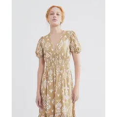 SEVEN SEVEN - Vestido Para Mujer Manga Corta Color Mostaza Marca #28171280