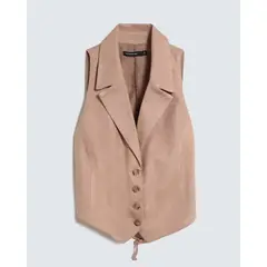 SEVEN SEVEN - Chaleco Para Mujer Color Camel Marca #28250121
